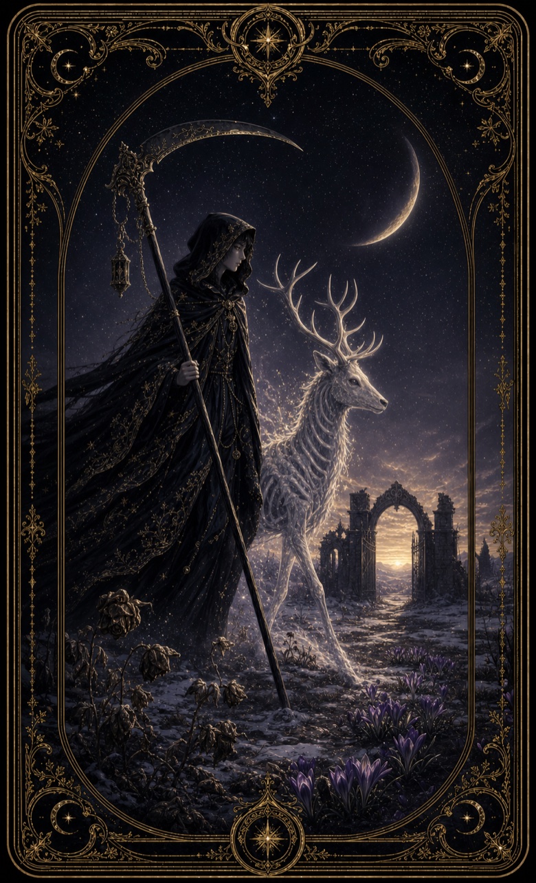 Der Tod, mystische Tarotkarte