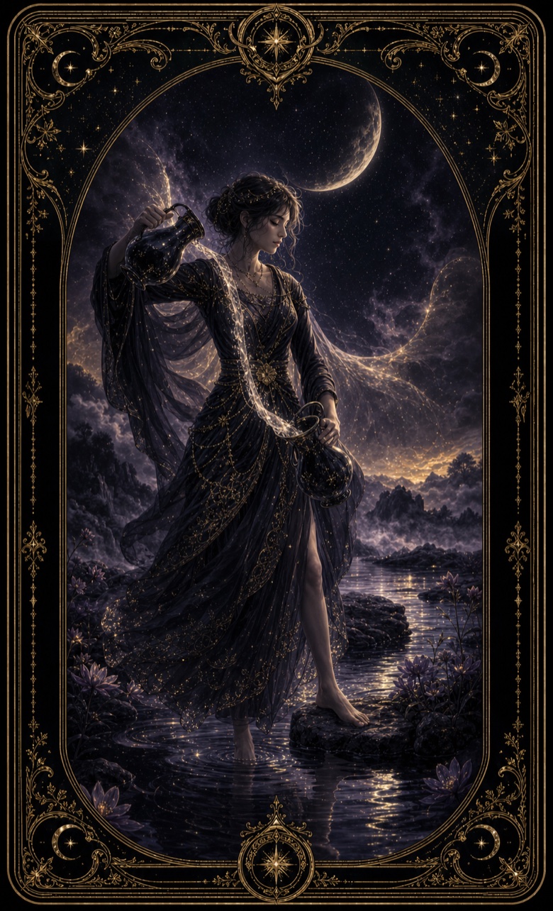 Die Mäßigkeit, mystische Tarotkarte
